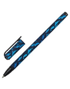 Ручка шариковая WHALE 143709 синяя 0 7 мм 36 штук Brauberg