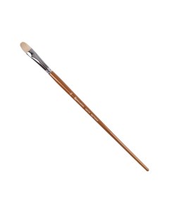 Кисть художественная профессиональная CLASSIC щетина овальная 16 длинная ручка Brauberg