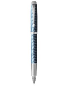 Перьевая ручка IM Premium Blue Grey CTперо Fцв чернил blueв подарочной упаковке Parker