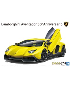Сборная модель 1 24 Lamborghini Aventador 50 Anniversario 05982 Aoshima
