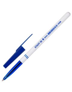 Ручка шариковая Basic BP 244 142286 синяя 0 35 мм 100 штук Staff
