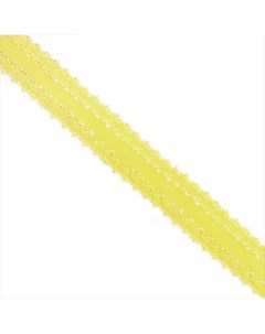 Резинка бельевая ажурная цвет F108 12 пастельно желтый 20 мм x 100 м Tby