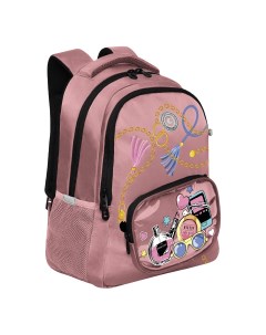 Рюкзак школьный RG 362 3 2 розовый Grizzly