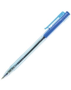 Ручка шариковая Click Blue 142712 синяя 0 5 мм 100 штук Brauberg