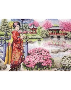 Набор для вышивания Японский сад 40 x 30см 5678000 01024 Maia