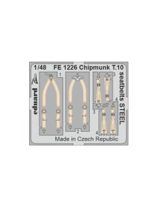 FE1226 Eduard 1 48 Фототравление для Chipmunk T 10 стальные ремни Nobrand