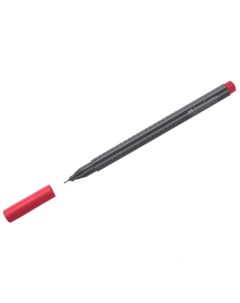 Ручка капиллярная Grip Finepen 0 4мм трехгранная карминная 151626 Faber-castell