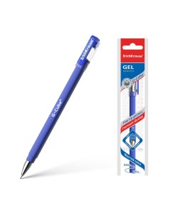 Ручка гелевая G Cube 46163 синяя 0 5 мм 1 шт Erich krause