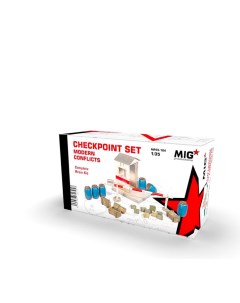 MP35 104 Сборная модель из пластика CHECKPOINT SET MODERN CONFLICTS Mig productions