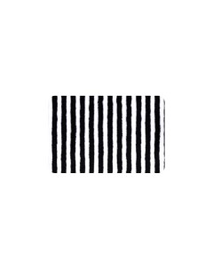 Ткань полиэстер Mini stripe cuddle 48х48 см black white Peppy