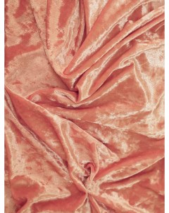 Ткань Бархат Крэш Стрейч В2 405 отрез 100 160см персиково розовый Ткани, что надо!