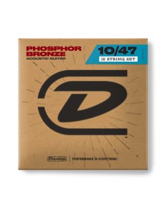 Dap Phosphor Bronze 10 47 12 string струны для 12 струнной акустической гитары Dunlop