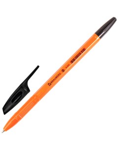 Ручка шариковая X 333 Orange 142410 черная 0 7 мм 1 шт Brauberg