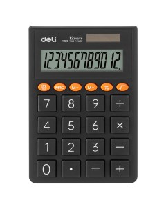 Калькулятор карманный EM130D GREY темно серый Deli