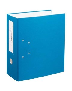 Папка регистратор с двумя арочными механизмами до 800 листов покрытие ПВХ 125 мм синя Nobrand