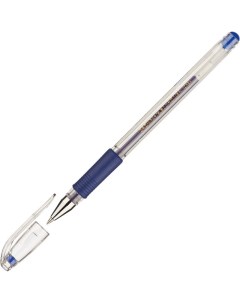 Ручка гелевая HJR 500R синяя толщина линии 0 5 мм 218849 Crown