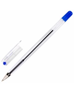Набор из 24 шт Ручка шариковая масляная Option синяя узел 0 5 мм линия 0 3 мм Munhwa