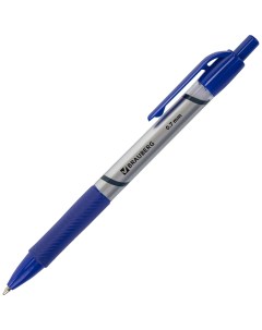 Ручка шариковая Leader 141540 синяя 0 7 мм 1 шт Brauberg