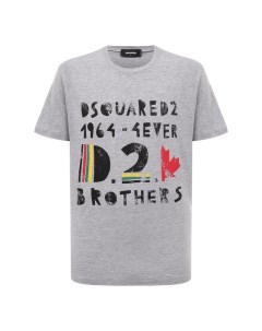 Футболка из хлопка и вискозы Dsquared2