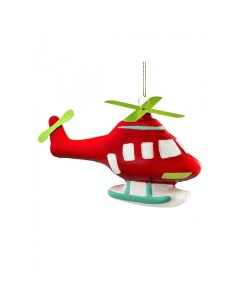 Ёлочная игрушка Decor Вертолет 14 см Erich krause