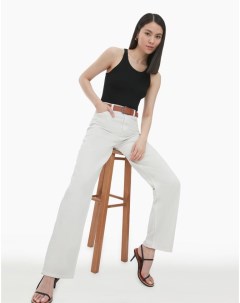 Молочные джинсы Wide leg женские Gloria jeans