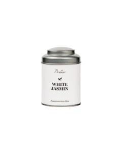 Свеча ароматическая WHITE JASMINE размер 6х9см парафин 10 часов Вещицы