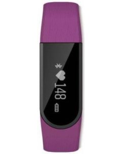 Часы 116HR purple пульсометр шагомер подсчет калорий будильник пурпурный ремешок Lime