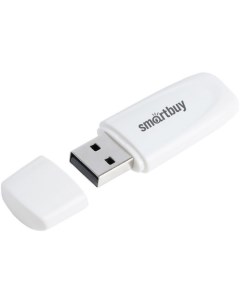 Накопитель USB 2 0 16GB SB016GB2SCW Scout белый Smartbuy