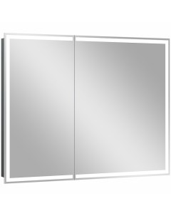 Зеркальный шкаф Allure LED 100 МВК044 с подсветкой Белый Континент