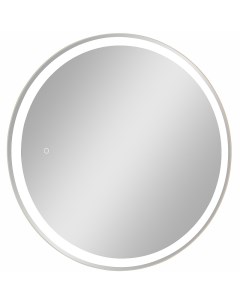 Зеркальный шкаф Torneo White LED 60 МВК069 с подсветкой Белый Континент