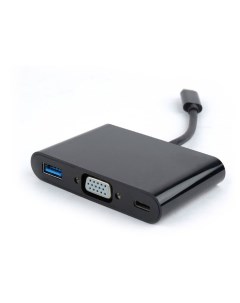 Аксессуар Cablexpert 3 in 1 USB C to VGA USB3 USB C A CM VGA3in1 01 Gembird