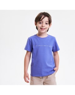 Фиолетовая футболка с текстовым принтом 1st.baby