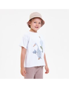 Белая футболка Гуси FOR KIDS Hurma