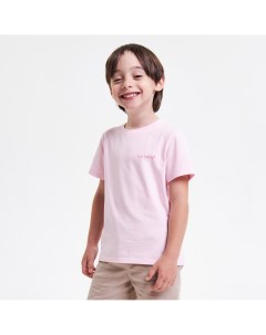 Розовая футболка с текстовым принтом 1st.baby