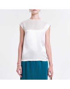 Молочная комбинированная блузка Akhmadullina dreams