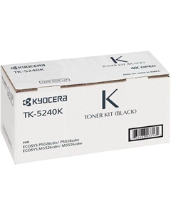 Картридж TK-5240K Black для P5026cdn/cdw, M5526cdn/cdw (4000р.) Kyocera