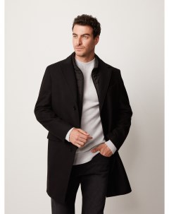 Пальто шерстяное с манишкой 20line