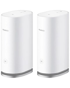 Wi Fi маршрутизатор WIFI MESH3 2 PACK WS8100 22 53039180 белый Huawei