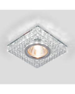 Встраиваемый светильник 8391 MR16 CL SL прозрачный серебро Elektrostandard