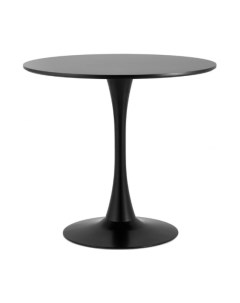 Стол обеденный Morwenna круглый цвет черный Loft concept