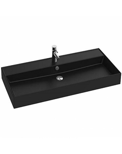 Накладная раковина Vivienne 100 см EXBJ112-NGM черная матовая Jacob delafon