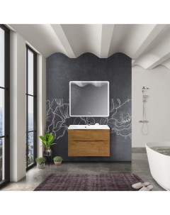 Мебель для ванной комнаты Marino h60 90 см Rovere Nature Belbagno
