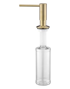 Дозатор для жидкого мыла DECUS D004 SBG светлое брашированное золото Paulmark