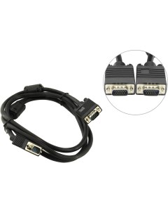 Кабель VGA 15M VGA 15M ферритовый фильтр 1 8 м черный APC 133 018 5bites