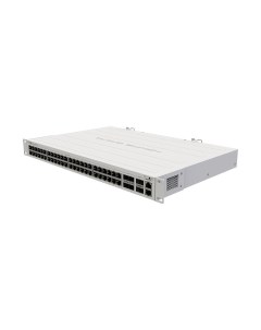 Коммутатор Cloud Router Switch 354-48G-4S+2Q+RM, управляемый, кол-во портов: 48x1 Гбит/с, SFP+ 4x10 Гбит/с, кол-во SFP/uplink: QSFP+ 2x40 Гбит/с, установка в стойку (CRS354-48G-4S+2Q+RM) Mikrotik
