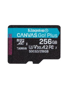 Карта памяти 256Gb microSDXC Canvas Go Plus Class 10 UHS I U3 SDCG3 256GBSP Kingston