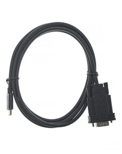 Кабель переходник адаптер USB 3 1 Type C M VGA 15M 1 8 м черный CU421C 1 8M Vcom