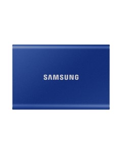 Внешний твердотельный накопитель SSD 2Tb T7 1 8 USB 3 2 Type C синий MU PC2T0H WW Samsung