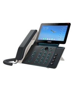 VoIP телефон V67 20 линий 20 SIP аккаунтов цветной дисплей PoE черный V67 Fanvil