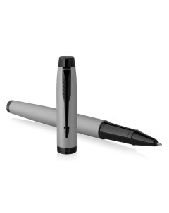 Ручка роллер IM Achromatic черный латунь ювелирная колпачок подарочная упаковка 1417971 Parker